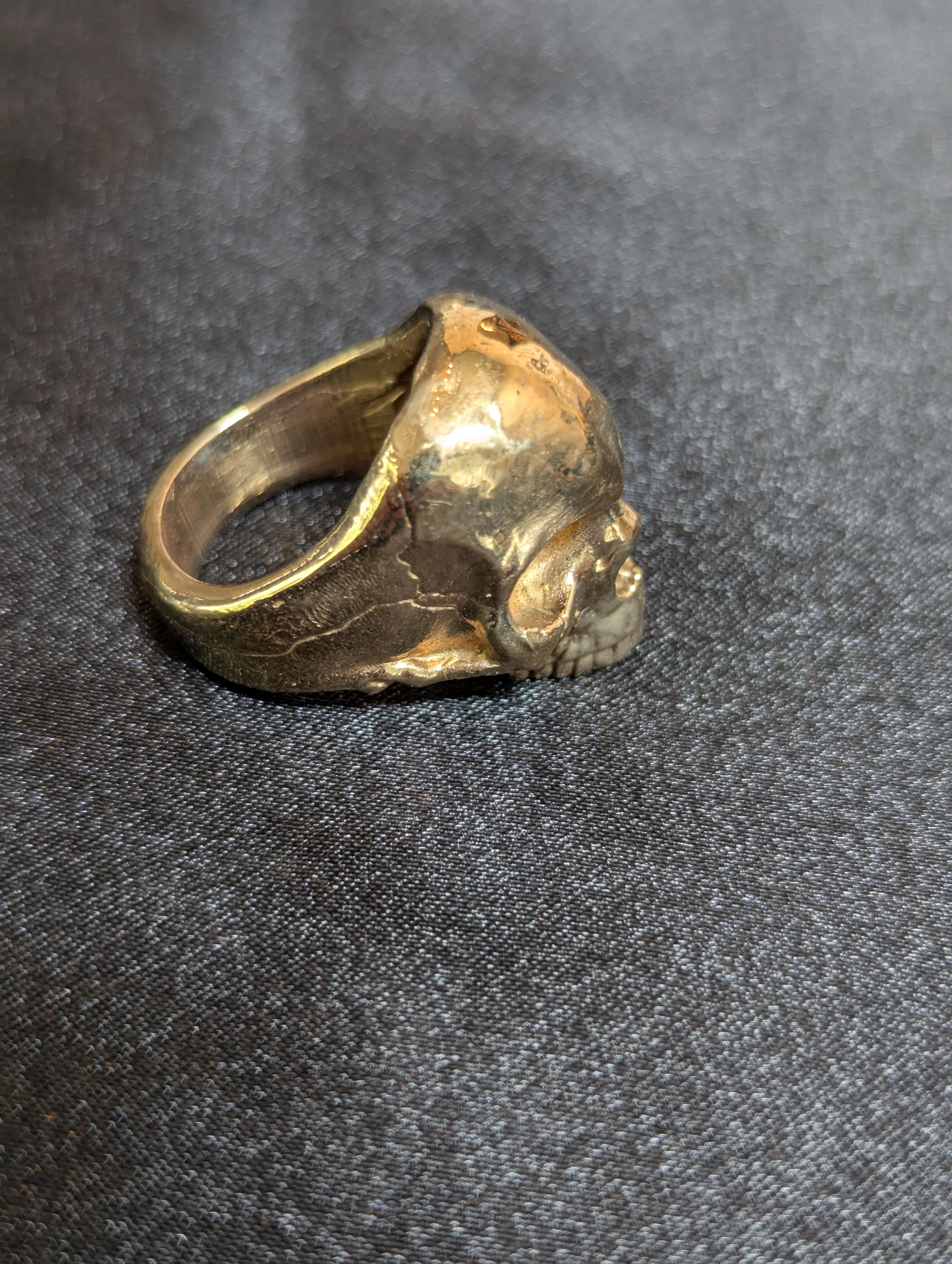Half Skull Ring