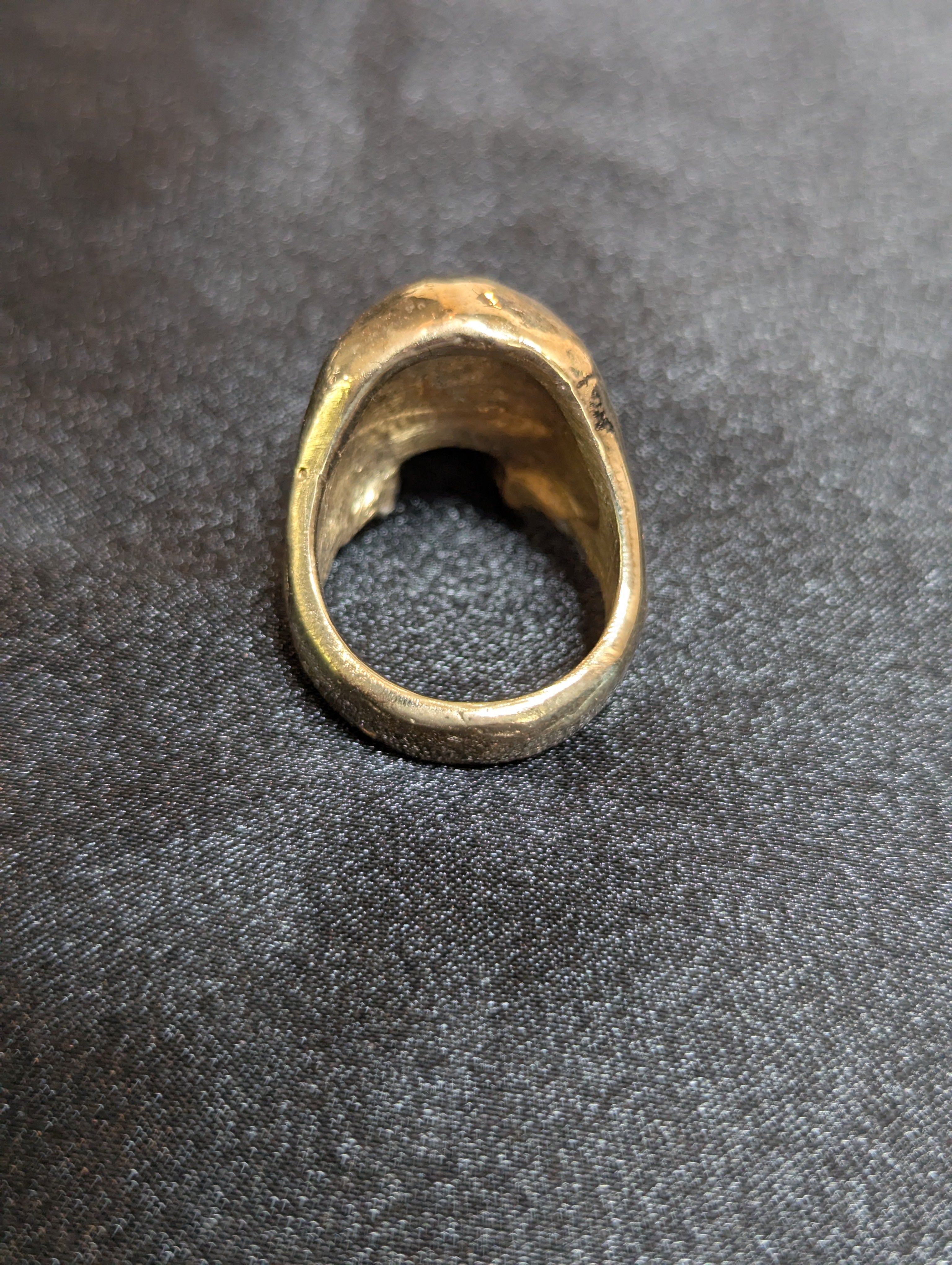 Half Skull Ring