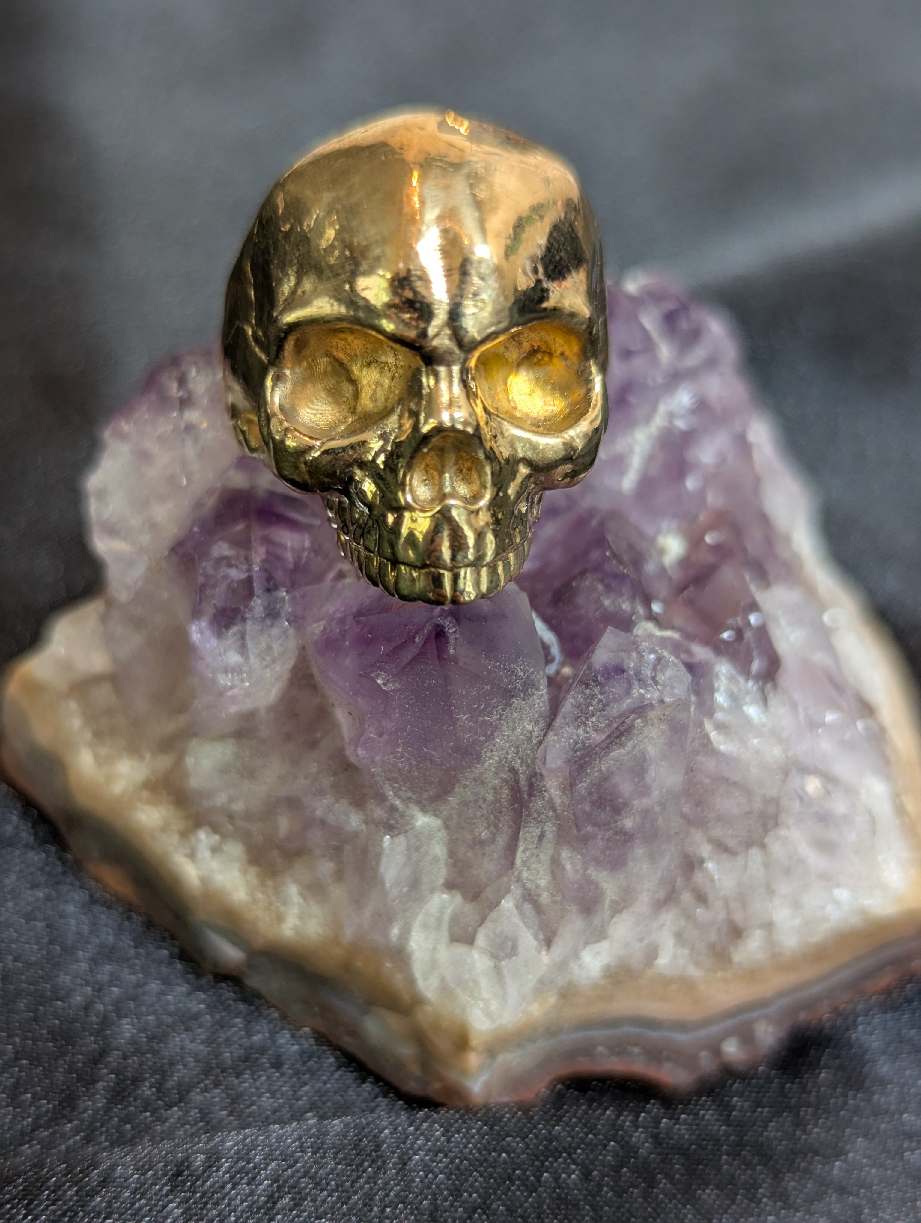 Half Skull Ring