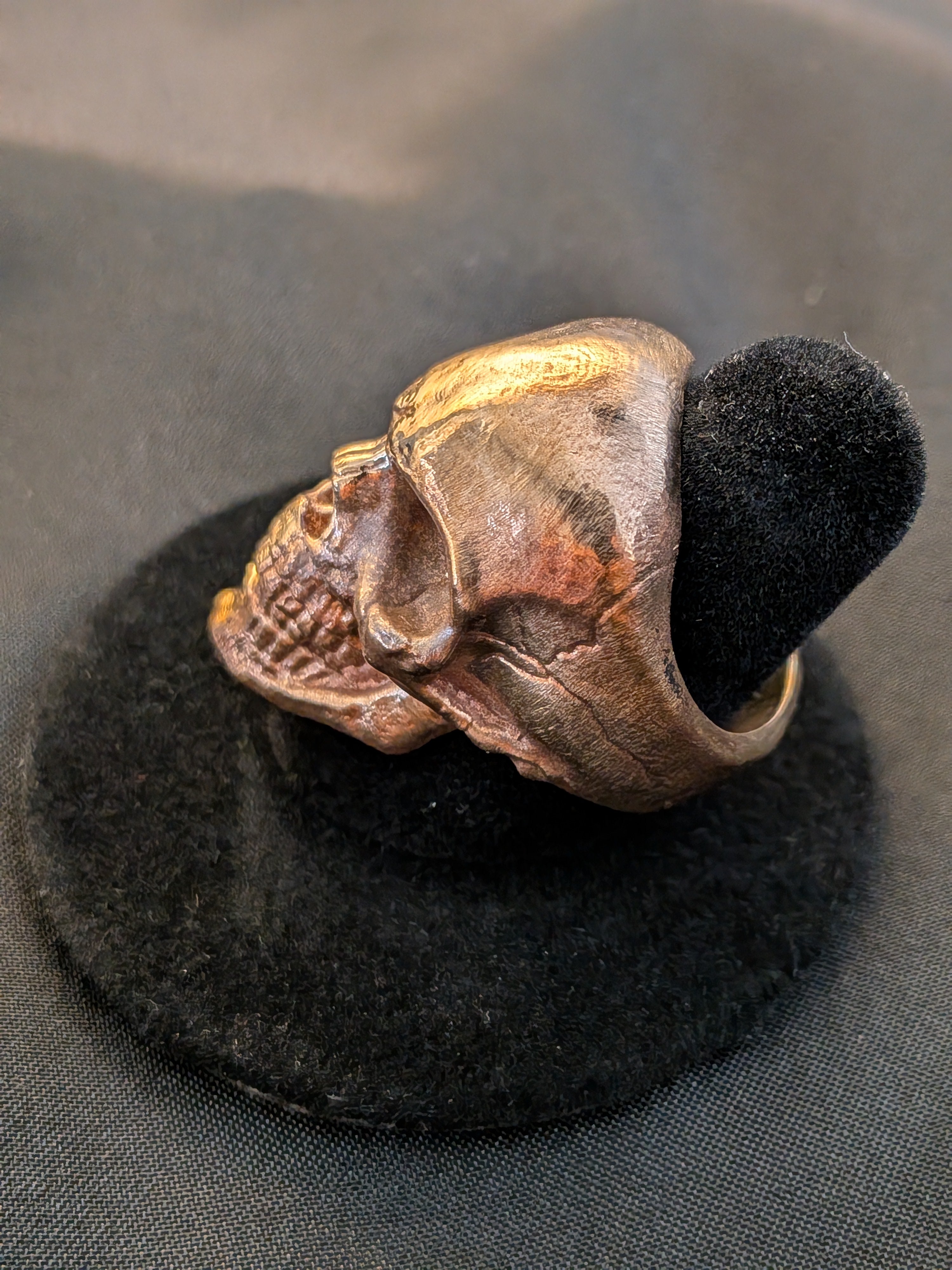 Full Faced Skull Ring