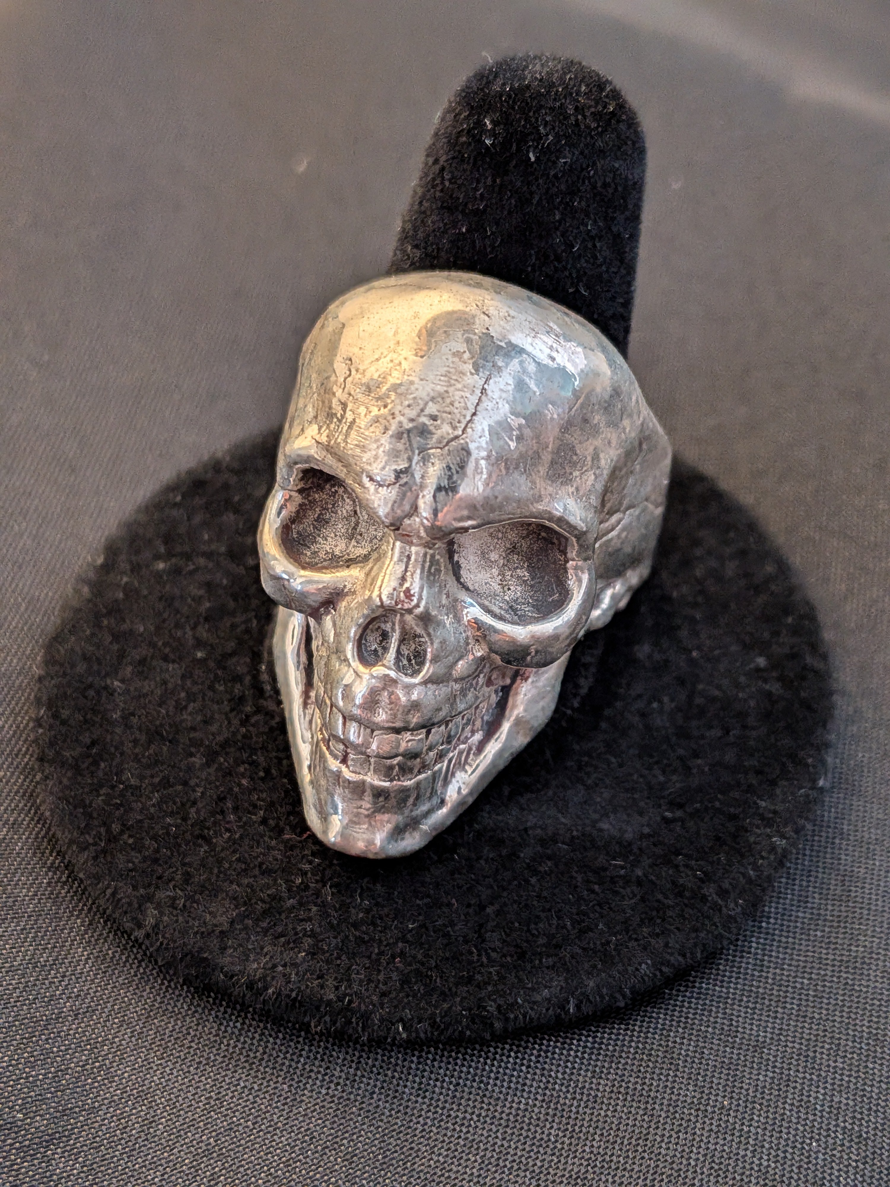 Full Faced Skull Ring