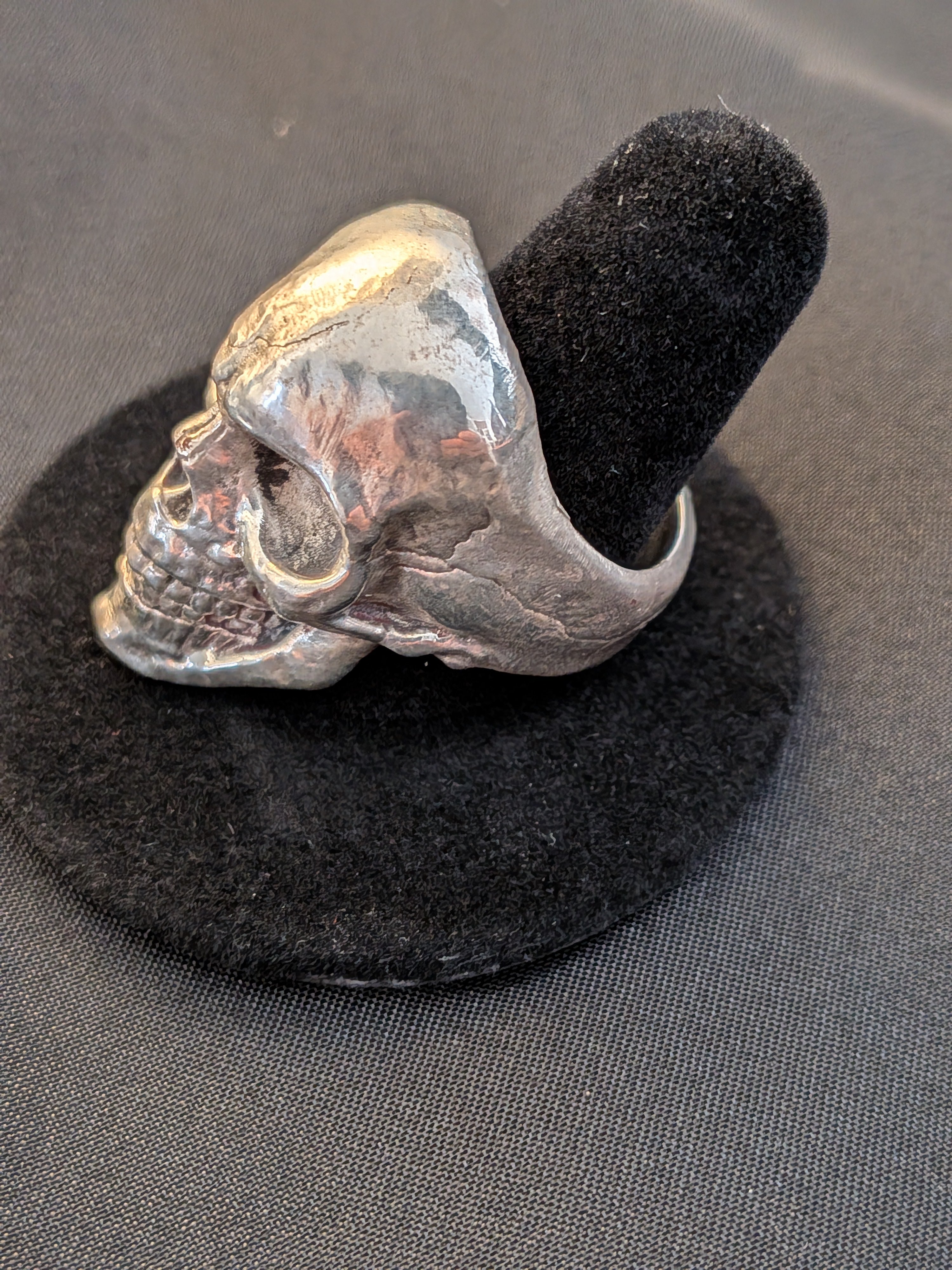 Full Faced Skull Ring