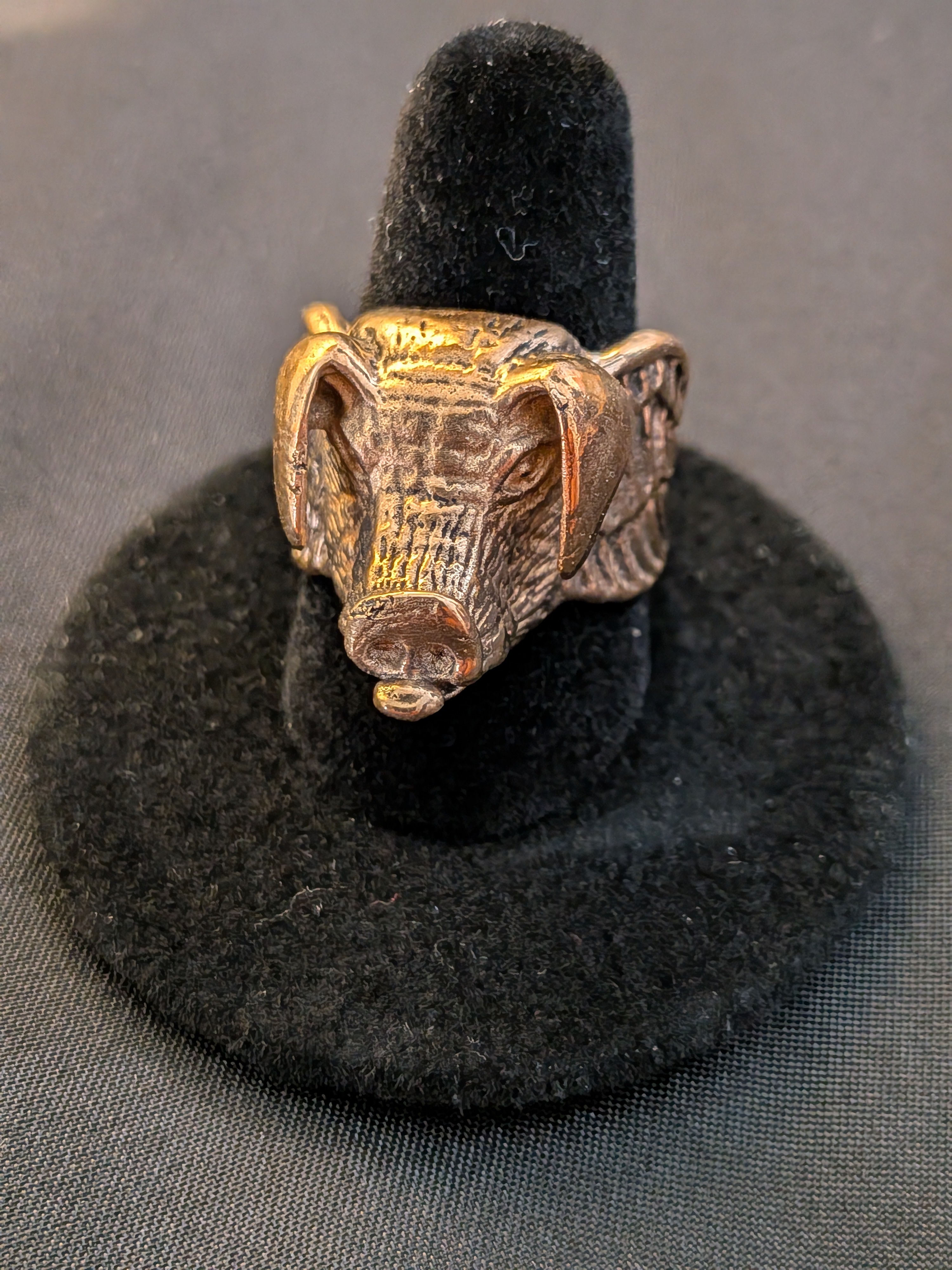 Silver When Pigs Fly Ring
