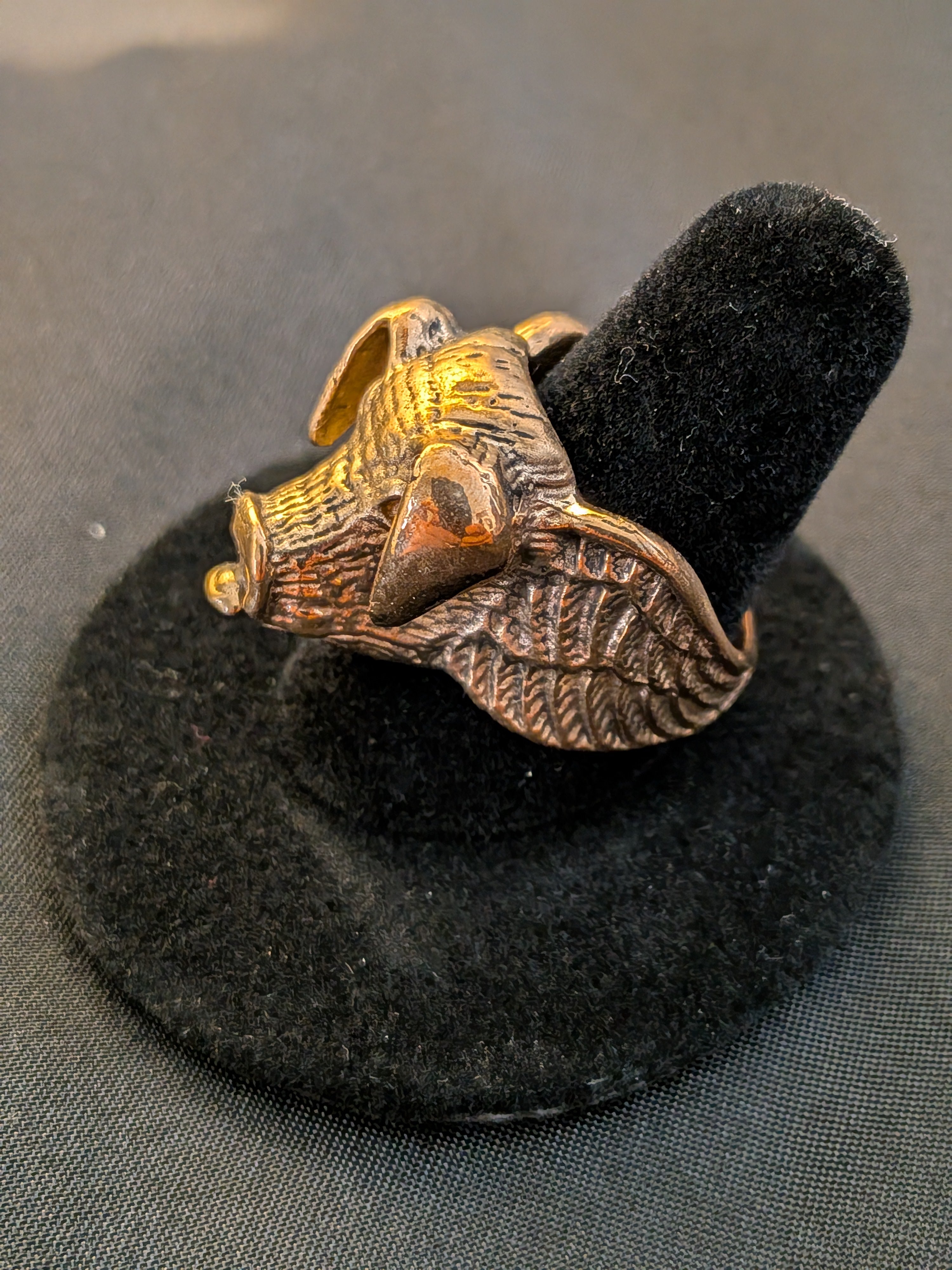 Silver When Pigs Fly Ring