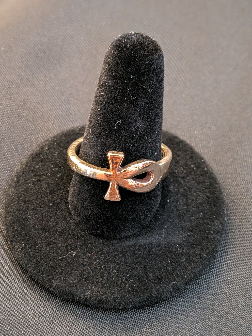 Ankh Cross Ring
