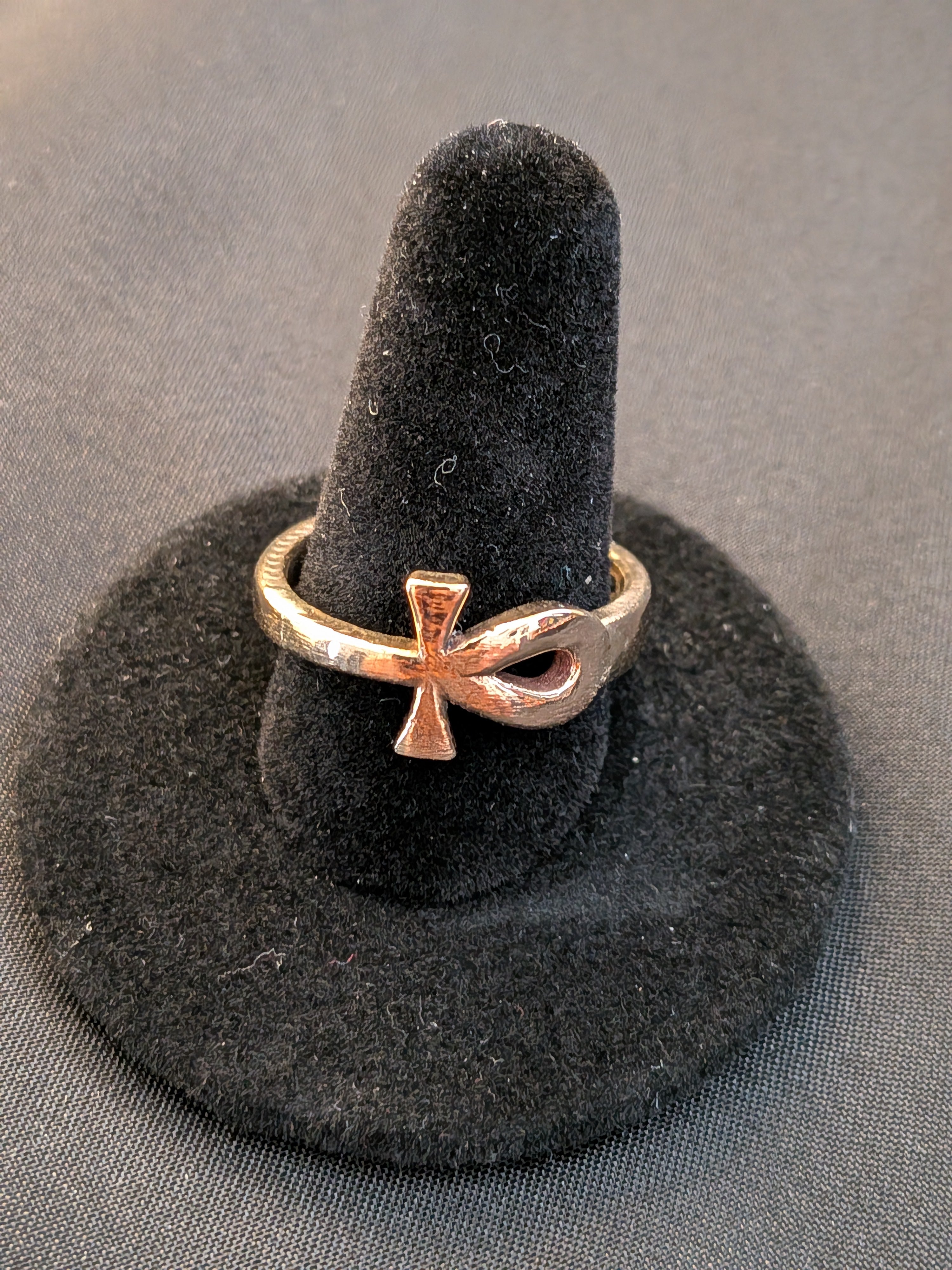 Ankh Cross Ring