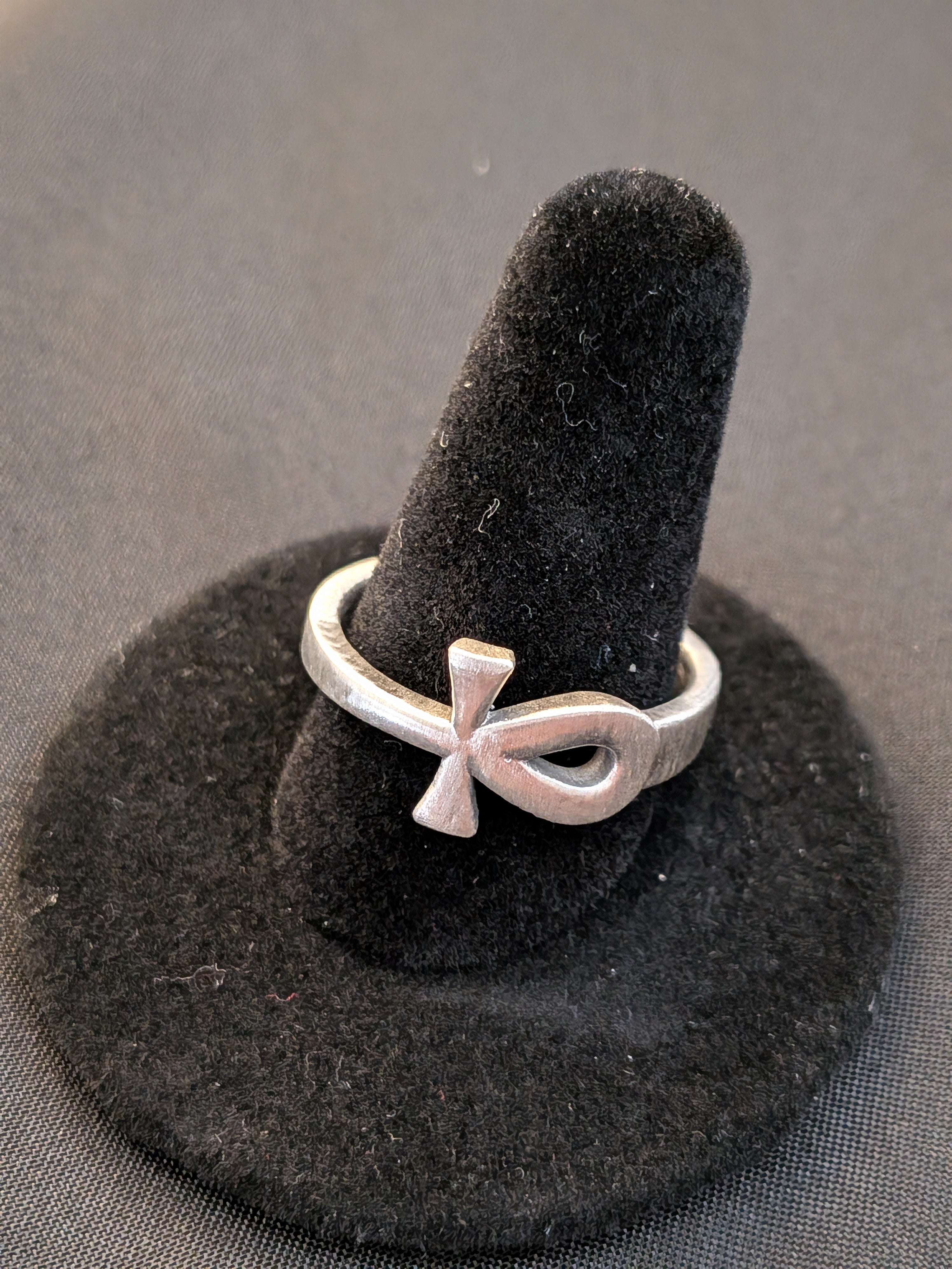 Ankh Cross Ring