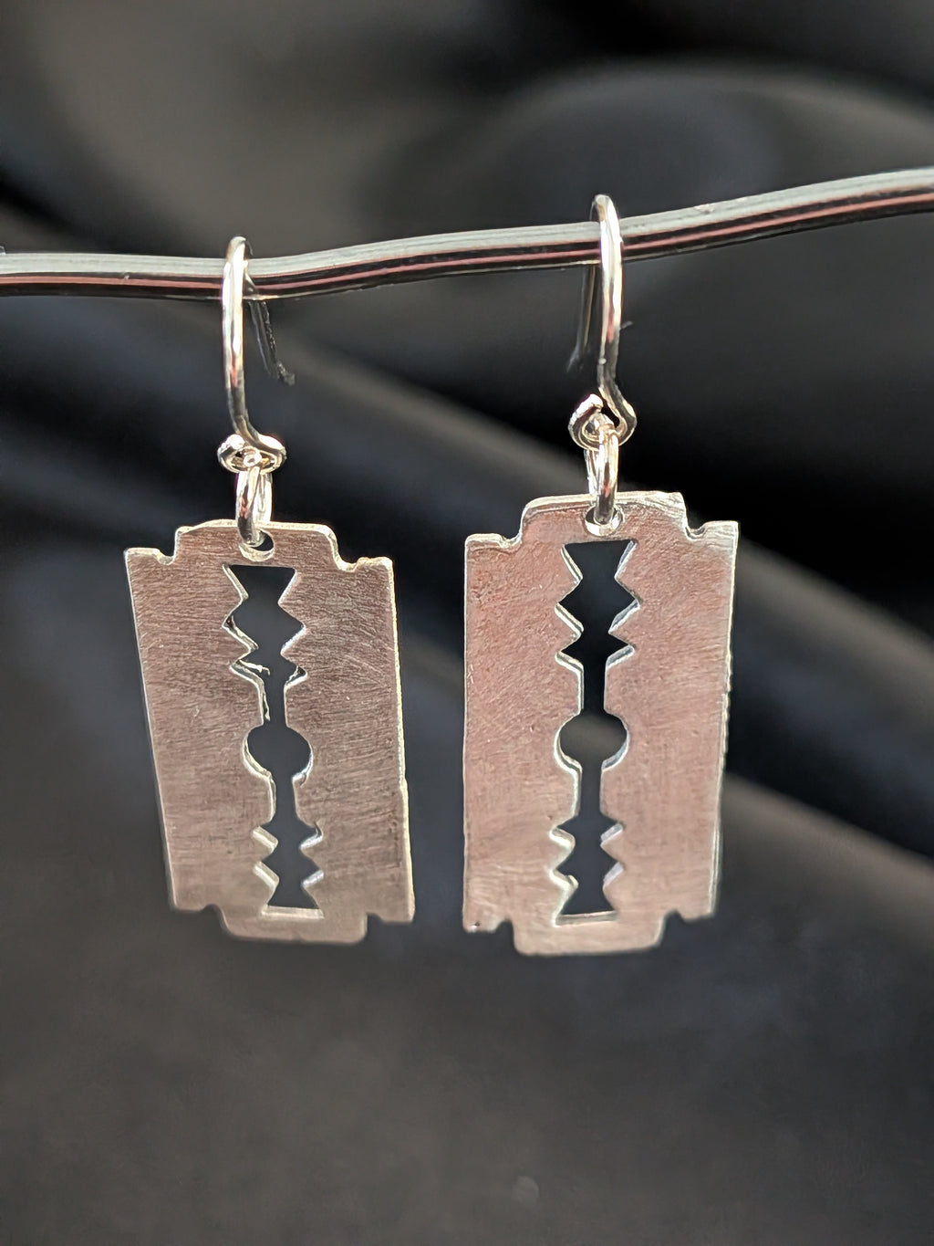 Razor Blade Earrings