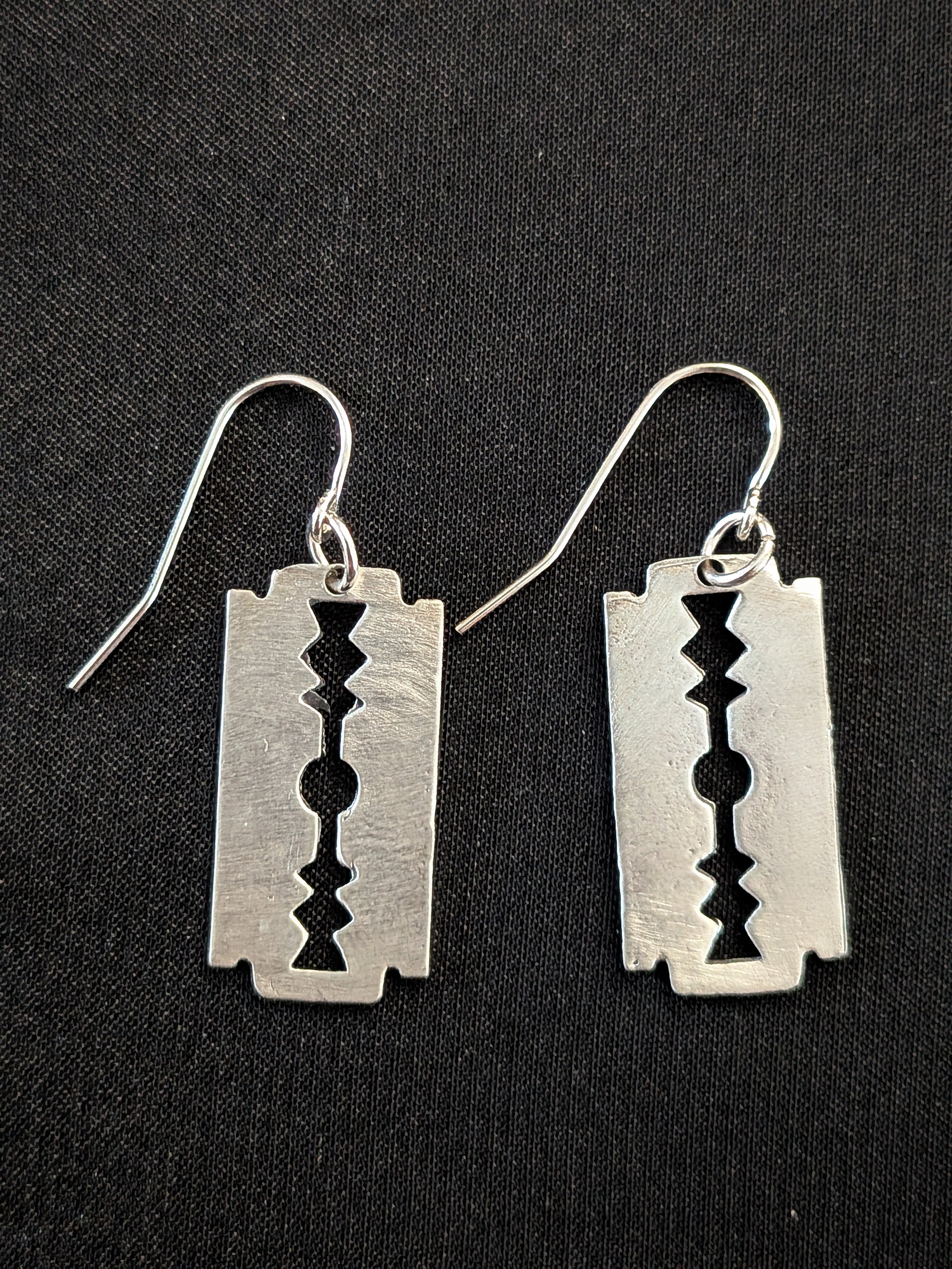 Razor Blade Earrings