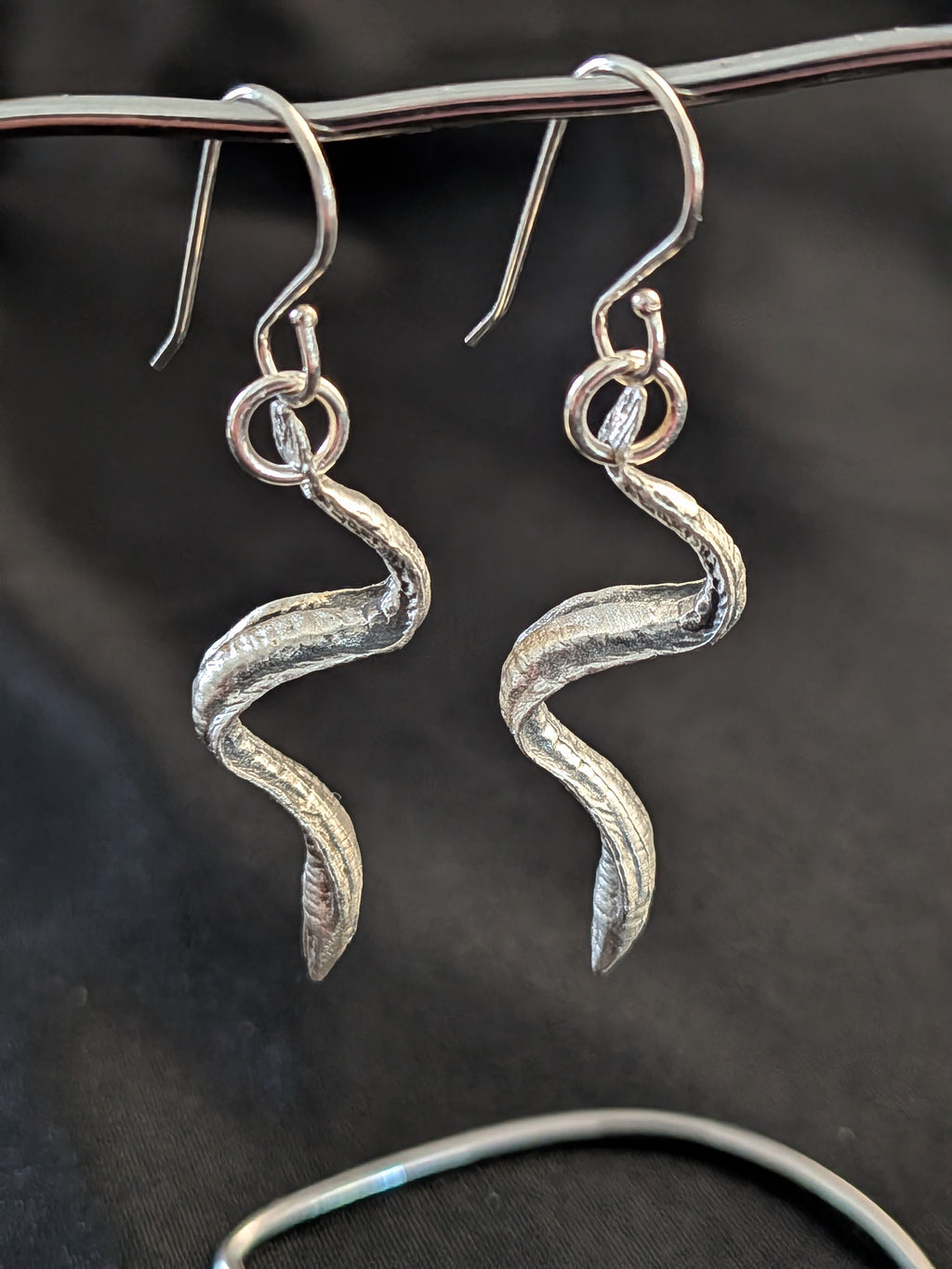 Metal  Moray Eel  Earrings