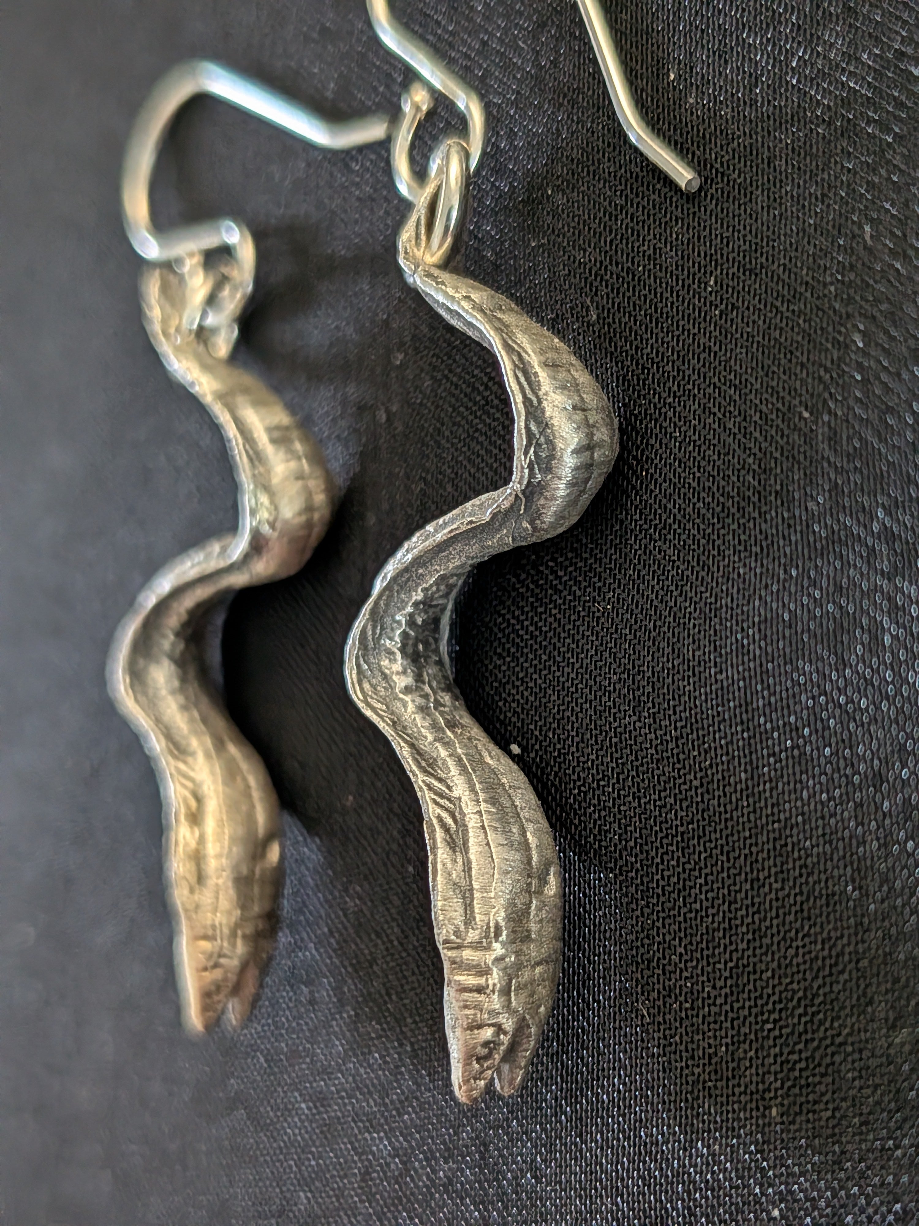 Metal  Moray Eel  Earrings