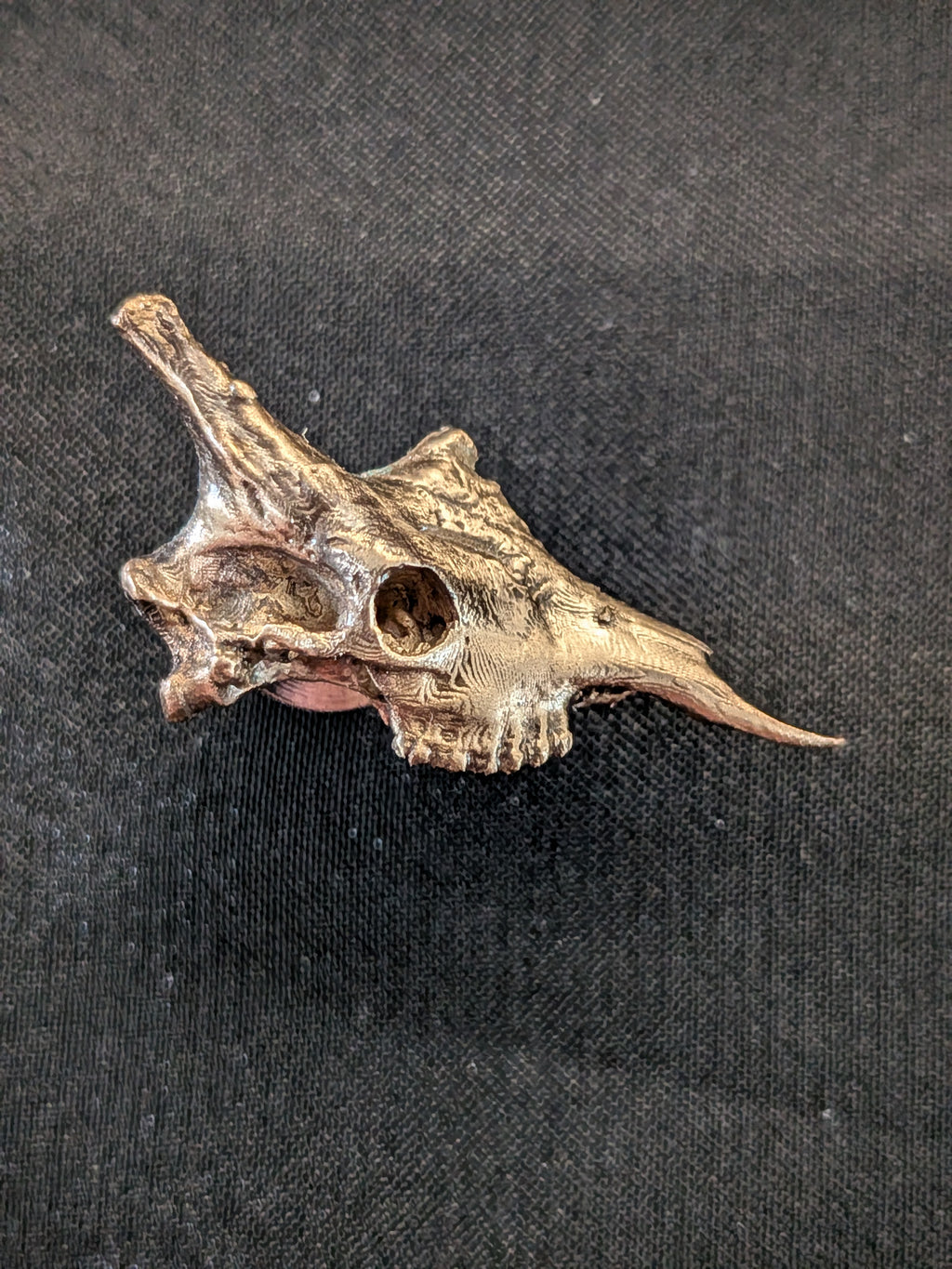 Giraffe Skull Lapel Pin