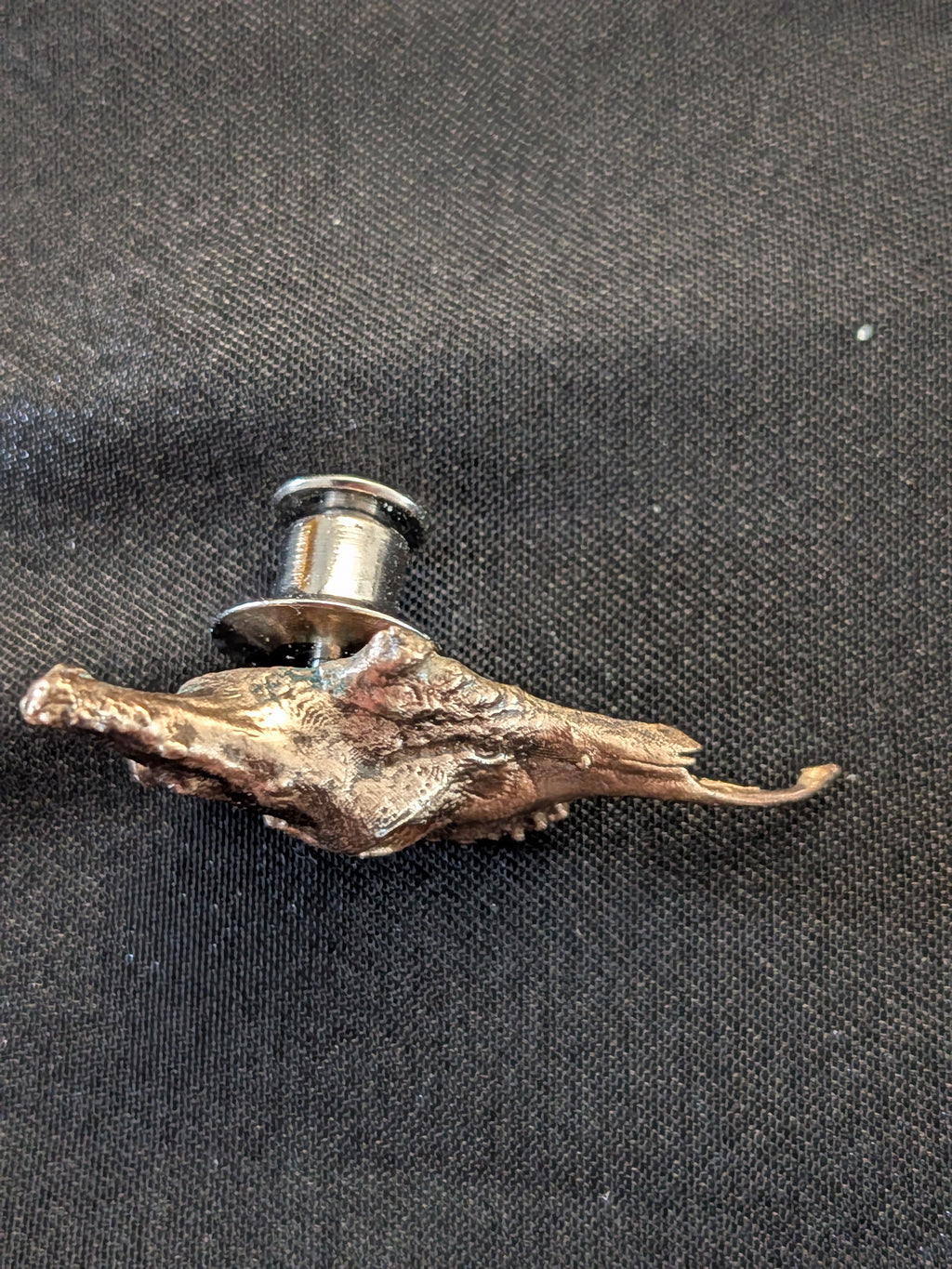 Giraffe Skull Lapel Pin