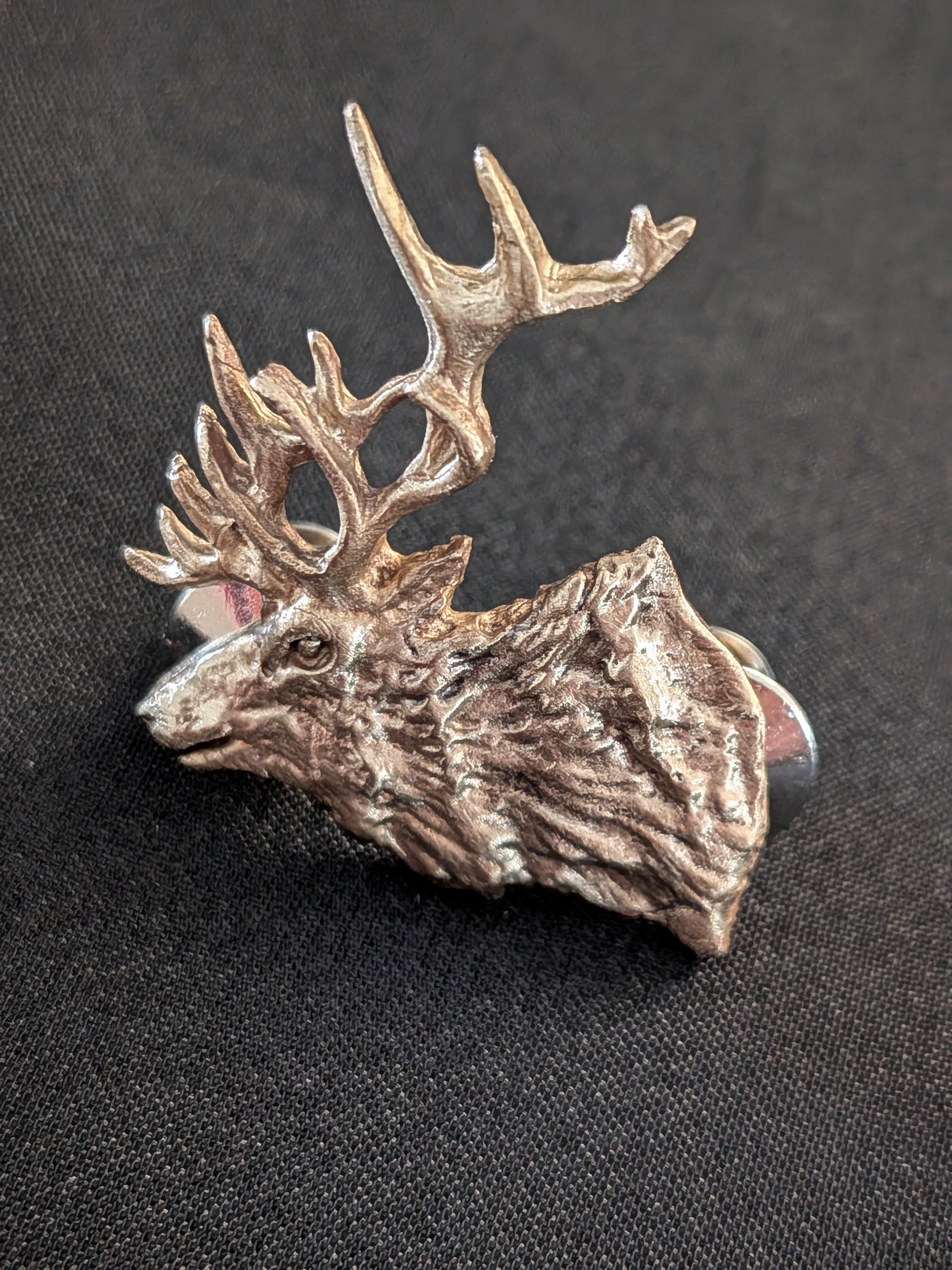 Elk Antler Lapel Pin