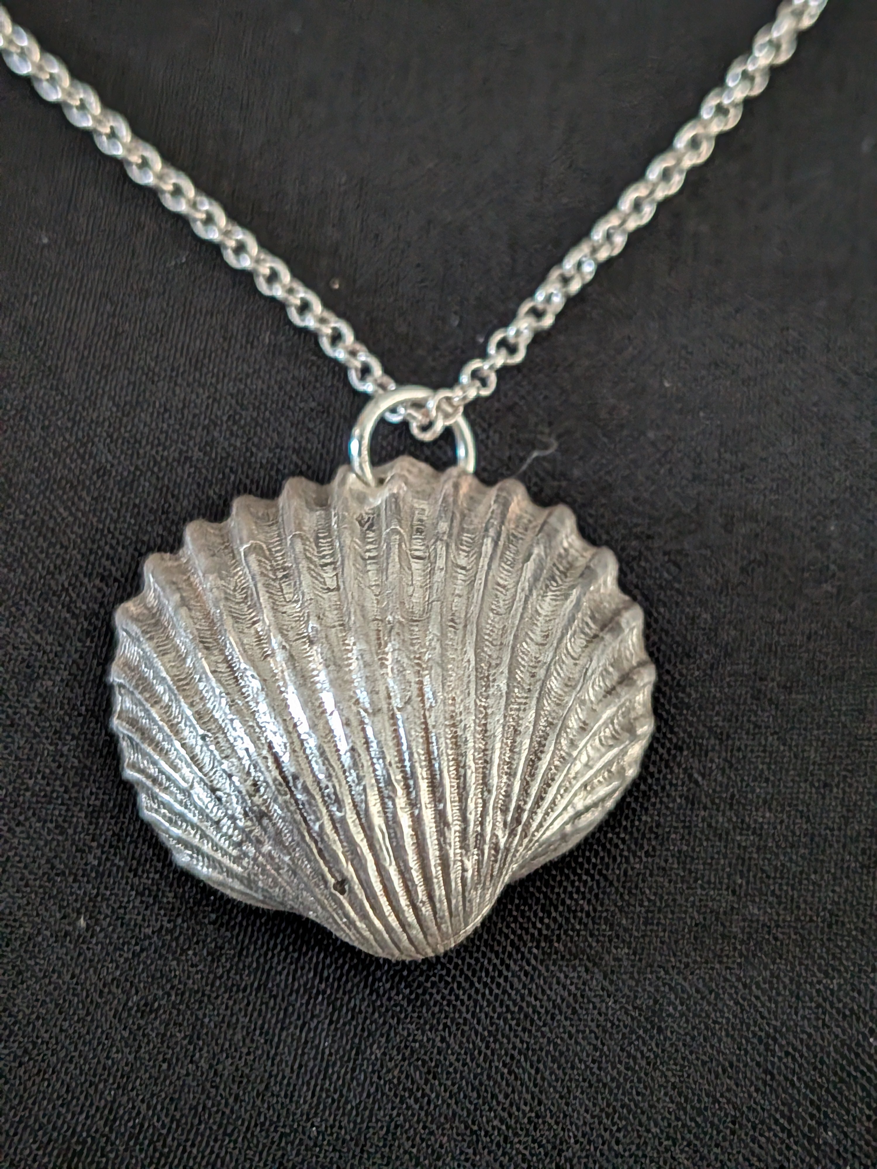 Silver Seashell Pendant