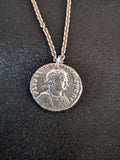 Ancient Roman Coin Pendant Necklace