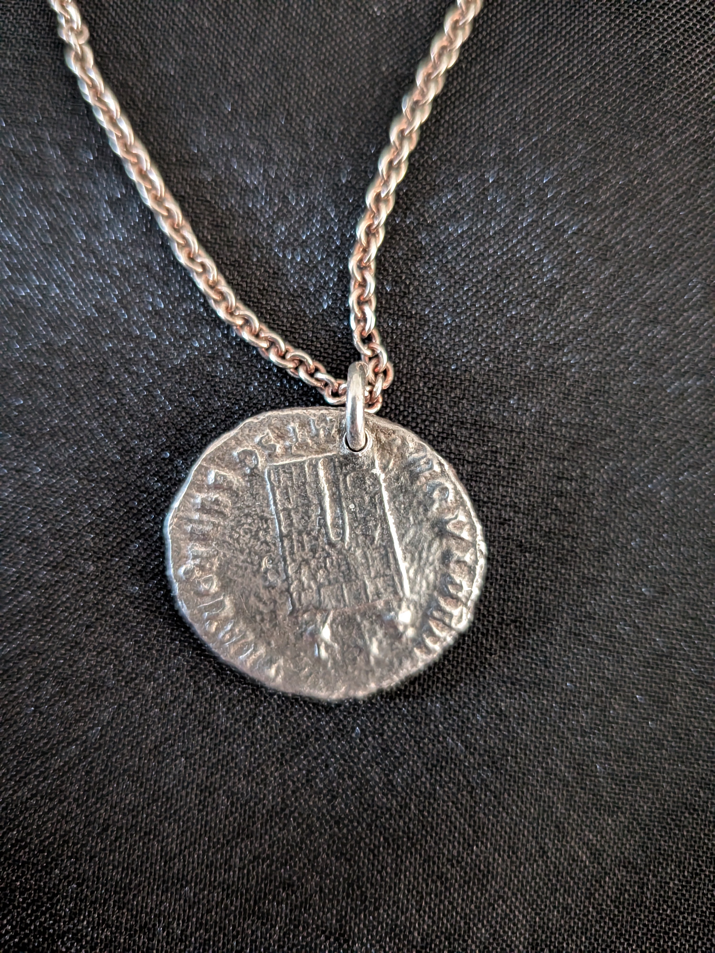 Ancient Roman Coin Pendant Necklace