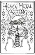 Heavy Metal Casting Sticker